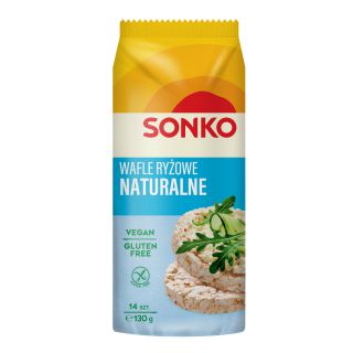 Wafle ryżowe Sonko 130g - 14 sztuk naturalne