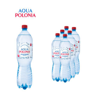 Woda Aqua Polonia 1,5L x 6 sztuk, mineralna, w butelkach PET niegazowana