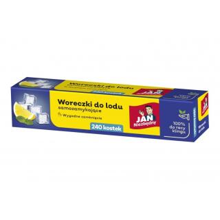 Woreczki do lodu Jan Niezbędny, w pudełku 240 sztuk