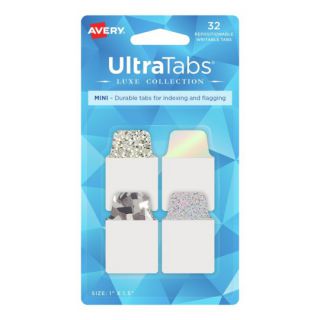 Zakładki indeksujące Avery Zweckform Ultra Tabs 25,4 x 38,1 mm, we wzory 32 sztuki