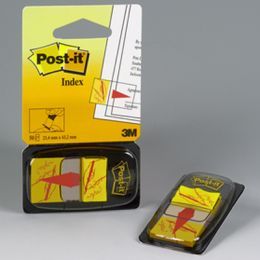 Zakładki z nadrukiem Post-it, 50 sztuk, foliowe, 25 x 43 mm znak podpisz tutaj