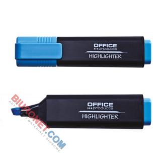 Zakreślacz fluorescencyjny Office Products, szerokość linii 1-5mm, 10 sztuk kolor niebieski