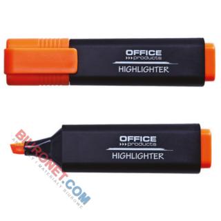 Zakreślacz fluorescencyjny Office Products, szerokość linii 1-5mm, 10 sztuk kolor pomarańczowy