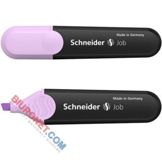 Zakreślacz Schneider JOB, pastelowy, końcówka ścięta 1-5mm lawendowy