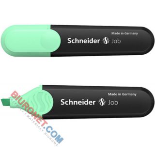 Zakreślacz Schneider JOB, pastelowy, końcówka ścięta 1-5mm miętowy