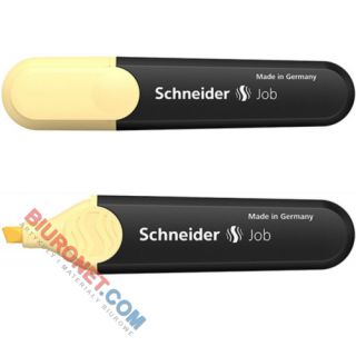Zakreślacz Schneider JOB, pastelowy, końcówka ścięta 1-5mm waniliowy