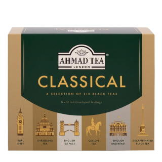 Zestaw herbat Ahmad Tea Classical, torebki w kopertach 6 x 10 kopert