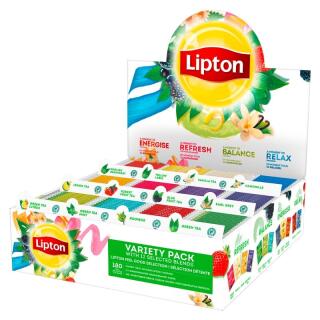 Zestaw herbat Lipton Feel Good Selection Variety Pack, torebki w kopertach 12 x 15 torebek