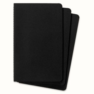 Zeszyt Moleskine Cahier Journals L 13x21 cm, 80 kartek, czarna oprawa tekturowa, 3 sztuki w kropki