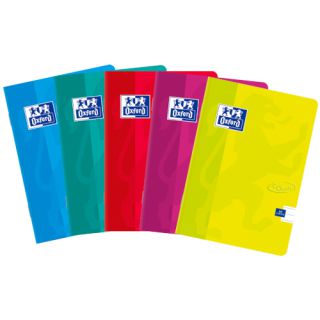 Zeszyt Oxford Soft Touch A4, w linie z marginesem, papier 90g, miękka oprawa, miks okładek 60 kartek