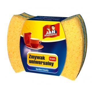 Zmywak kuchenny Jan Niezbędny, gąbka uniwersalna 2 sztuki