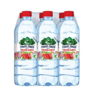 Żywiec Zdrój z Nutą Truskawki 0,5L x 6 sztuk, woda smakowa w butelkach PET niegazowana