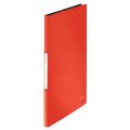 Album ofertowy Leitz Solid A4, 20 koszulek, okładka miękka jasno czerwony