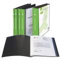 Album ofertowy Q-Connect A4, 40 koszulek, okładka miękka z kieszenią opisową czarny