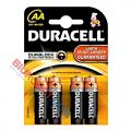 Baterie Duracell Basic, paluszki alkaliczne, 4 sztuki AA - LR06