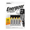 Baterie Energizer Alkaline Power AAA LR03 1,5V, paluszki alkaliczne 4 sztuki