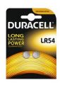 Baterie guzikowe Duracell, specjalistyczne, alkaliczne LR54 2 sztuki