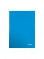 Brulion Leitz WOW A5, 80 kartek w kratkę, zeszyt w twardej oprawie niebieski
