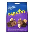Cukierki Bajeczny Wedel, czekoladowe z kawałkami wafelków 240 g