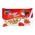 Cukierki w czekoladzie mlecznej Goplana Mister Ron, z kremem o smaku truskawkowym i śmietankowym 1kg