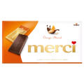 Czekolada pomarańczowo migdałowa Merci Storck, 4 indywidualnie pakowane batoniki 100 g