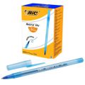 Długopis BIC Round Stick M 1.0mm, 60 sztuk, jednorazowy ze skuwką niebieski