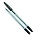 Długopis Office Products, w przezroczystej obudowie, 50 sztuk czarny