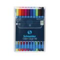 Długopis Schneider Slider Edge XB, ze skuwką, zestaw kolorów w etui 10 kolorów