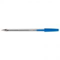Długopis ze skuwką Q-Connect 0,7mm, wymienny wkład, zestaw 20 sztuk niebieski
