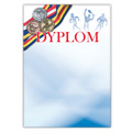 Dyplom ozdobny Olimpiada A4, papier satynowany 250g 20 arkuszy