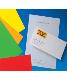 Etykiety kolorowe APLI 210x297 mm, papierowe, 20 arkuszy A4 żółte
