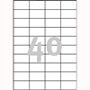 Etykiety uniwersalne Avery Zweckform, papierowe białe, 100 arkuszy A4 52,5 x 29,7 mm