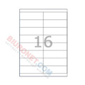 Etykiety uniwersalne Avery Zweckform, papierowe białe, 100 arkuszy A4 105 x 33,8 mm