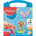 Farby Maped Color'Peps, do malowania palcami 4 kolory