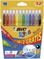 Flamastry szkolne Bic Kids Couleur 10 kolorów