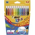 Flamastry szkolne Bic Kids Couleur 10 kolorów