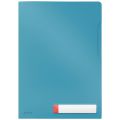 Folder A4 z kieszonką na etykietę Leitz Cosy, niebieska 47080061 morski niebieski