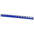 Grzbiety do bindowania Office Products 19mm, do 165 kartek, plastikowe, 100 sztuk niebieskie