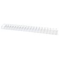 Grzbiety do bindowania Office Products 51 mm, do 510 kartek, plastikowe, 50 sztuk białe