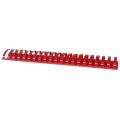 Grzbiety do bindowania Office Products 51 mm, do 510 kartek, plastikowe, 50 sztuk czerwone