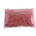 Gumki recepturki Office Products, średnica 100 mm, 60% kauczuku, 1 kg czerwone