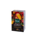 Herbata czarna Dilmah Flavoured Ceylon Black Tea 20 torebek, aromatyzowana, ze sznureczkami mango i truskawka