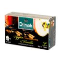 Herbata czarna Dilmah Flavoured Ceylon Tea, aromatyzowana, 20 torebek ze sznureczkami jabłko, cynamon, wanilia