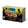 Herbata czarna Dilmah Flavoured Ceylon Tea, aromatyzowana, 20 torebek ze sznureczkami marakuja, granat i wiciokrzew