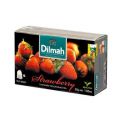 Herbata czarna Dilmah Flavoured Ceylon Tea, aromatyzowana, 20 torebek ze sznureczkami truskawka