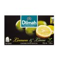 Herbata czarna Dilmah Flavoured Ceylon Tea, aromatyzowana, 20 torebek ze sznureczkami cytryna i limonka