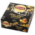 Herbata czarna Lipton Earl Grey Lemon, aromatyzowana, torebki ze sznureczkami 92 torebki