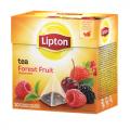 Herbata czarna Lipton Piramidka, aromatyzowana, ekspresowa, 20 torebek Owoce Leśne