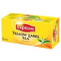 Herbata czarna Lipton Yellow Label, ekspresowa, torebki ze sznureczkami 50 torebek