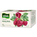 Herbata owocowa Vitax Inspiracje Malina, torebki ze sznureczkami 20 torebek